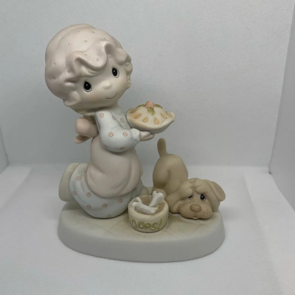 Vintage 1982 Precious Moments Dropping Over For Christmas w/BOX